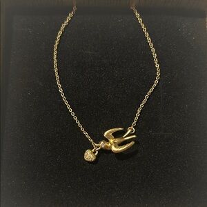 Spartina 449 Sea La Vie Elegant Gold Bird Swallow Adjustable Pendant Necklace